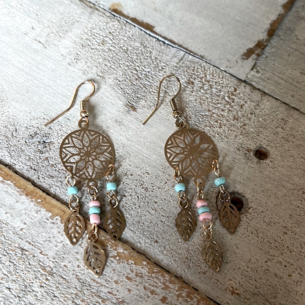 Dream catcher earrings